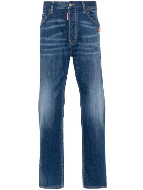 DSQUARED2 logo-pla slim-cut jeans Men