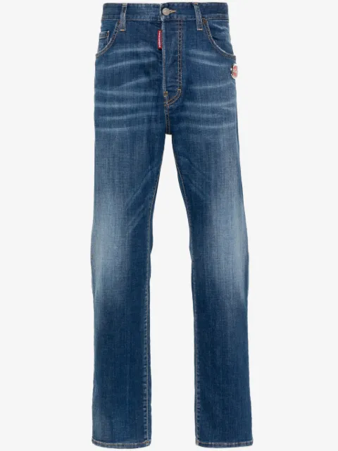 DSQUARED2 logo-pla slim-cut jeans
