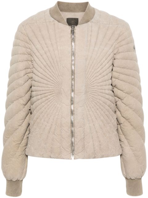 Moncler x Rick Owens gesteppte Radiance Flight Bomberjacke