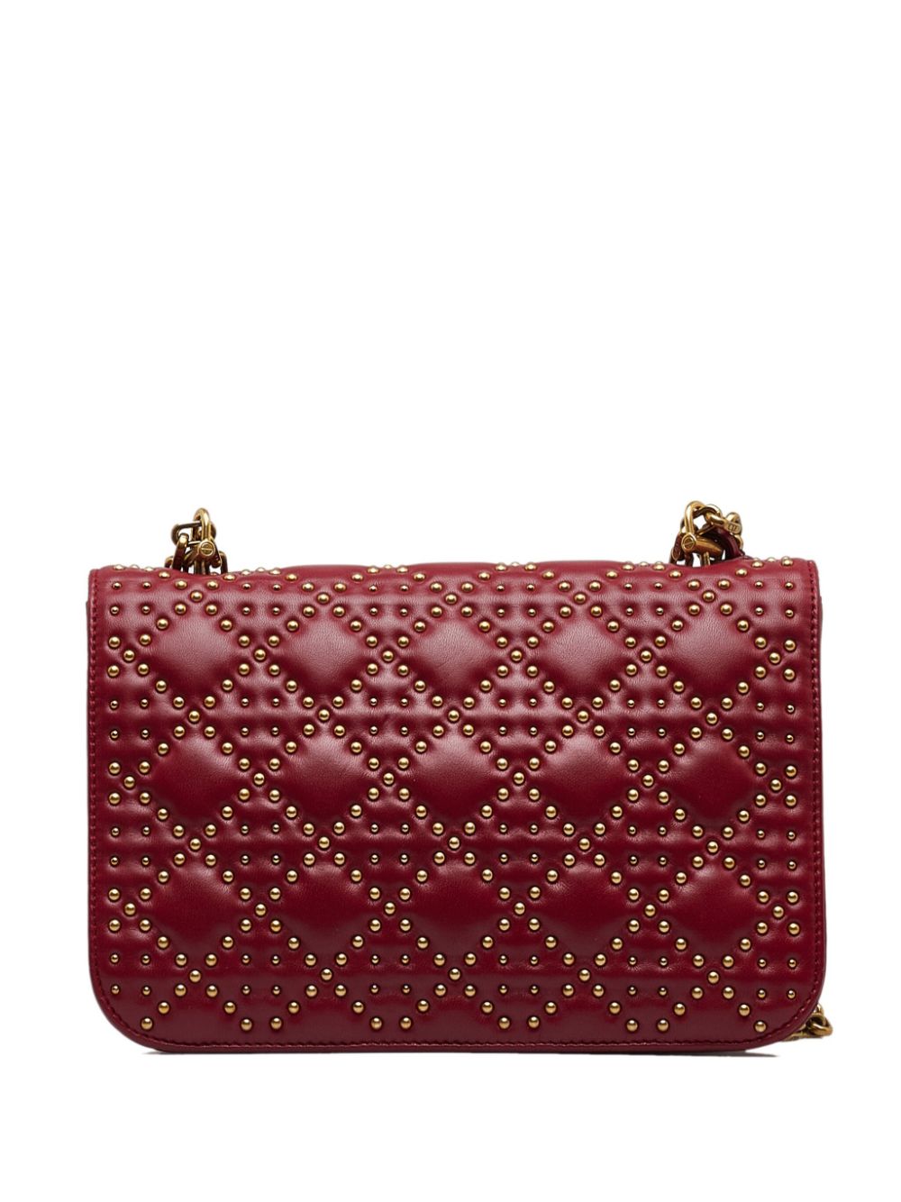 Christian Dior 2017 pre-owned Studded Cannage DiorAddict shoulder bag - Rood