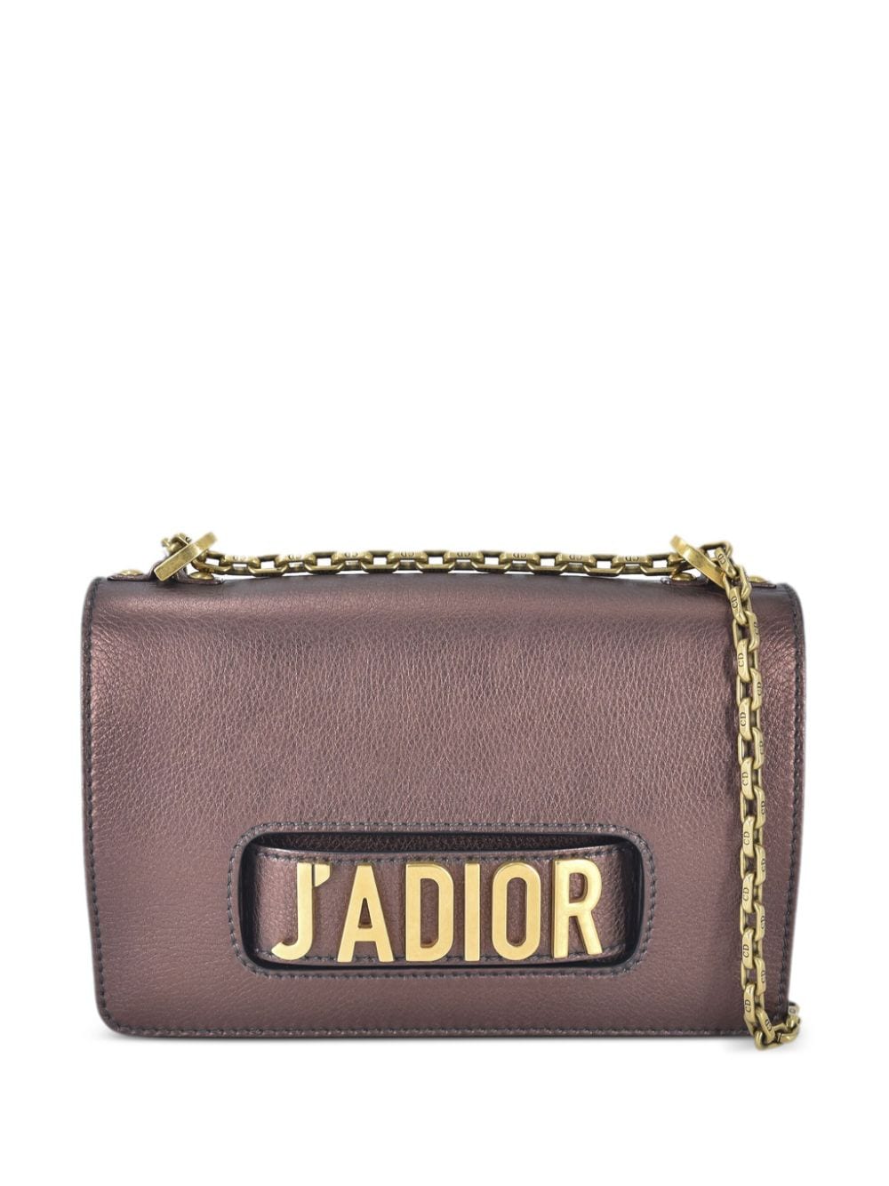 Pre-owned Dior 2018-2022  Mini Dio(r)evolution J'a Shoulder Bag In Brown