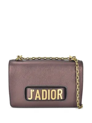 Christian Dior Pre-Owned J'Adior Leather Shoulder Bag | Black