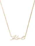 Karl Lagerfeld K Signature necklace - Gold