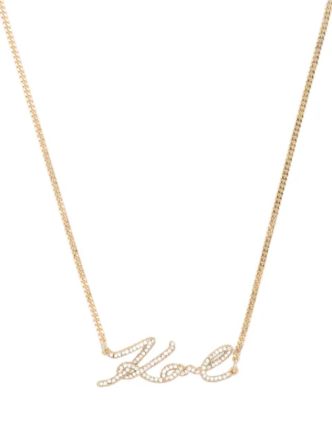 Karl Lagerfeld K Signature necklace
