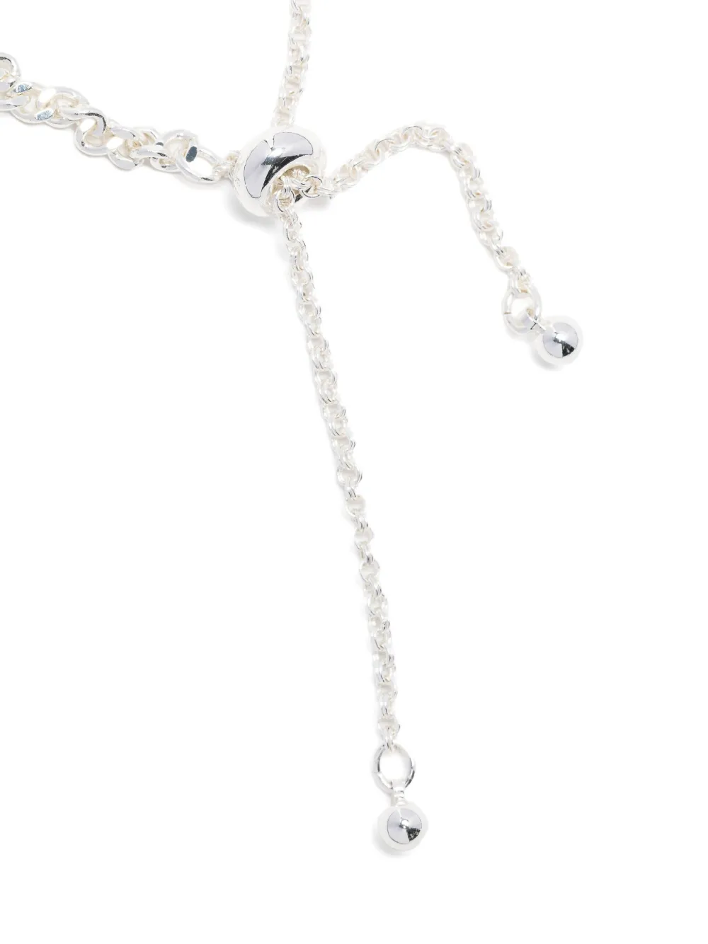 Karl Lagerfeld K/Signature Pavé Bracelet | Silver | FARFETCH CA