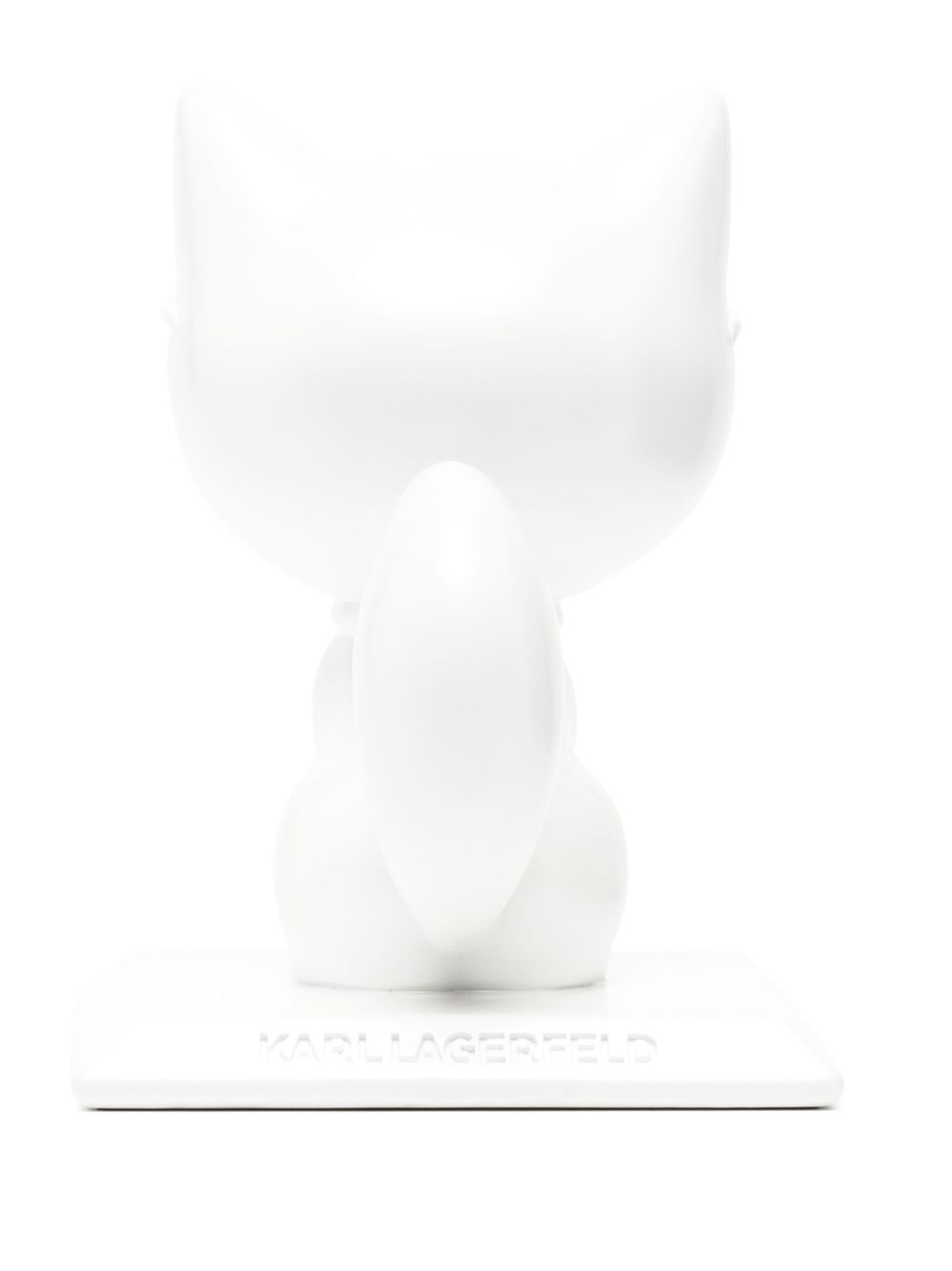 Shop Karl Lagerfeld Kikonik 2 Choup Statue In White