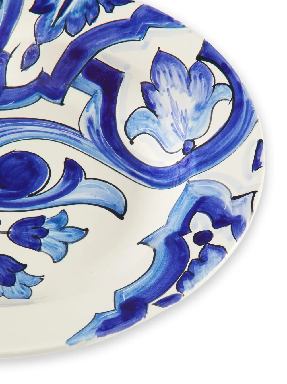 Dolce & Gabbana Blu Mediterraneo Soup Plates (set Of Two) In Blue