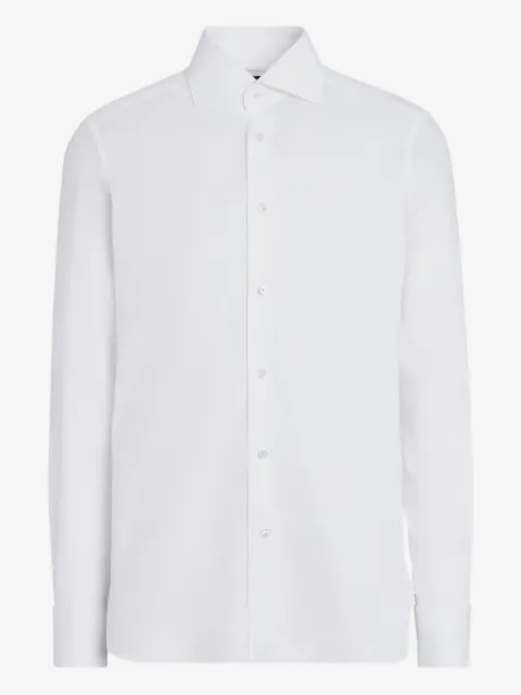 Zegna button-cuff shirt