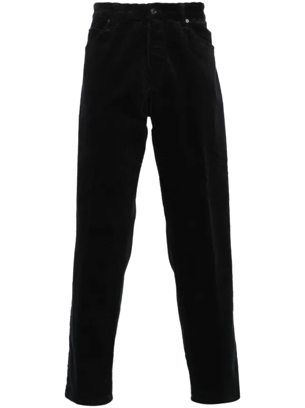 Emporio Armani Corduroy tapered leg Trousers Farfetch