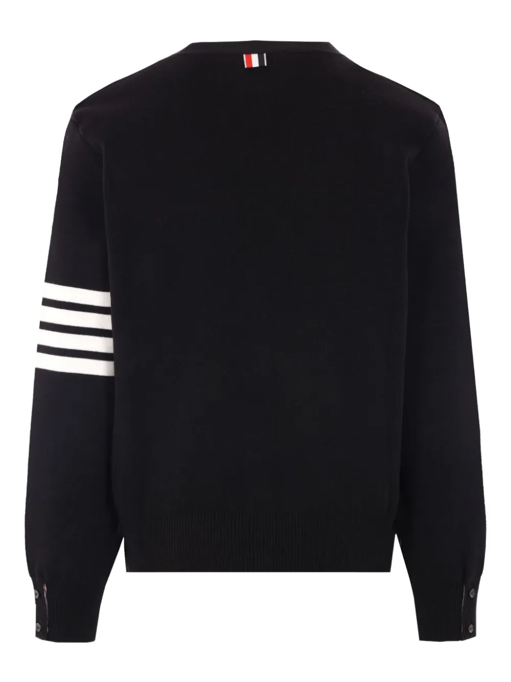 Thom Browne Vest met streepdetail Zwart