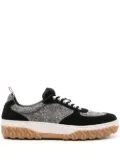 Thom Browne Letterman tweed sneakers - Black