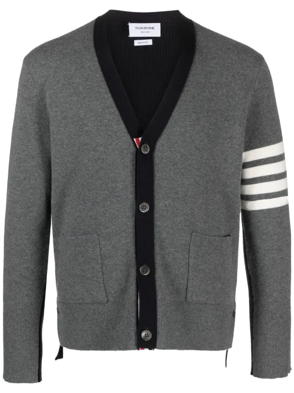 THOM BROWNE グレー カーディガン 36