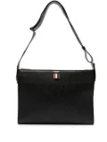 Thom Browne 4-Bar leather crossbody bag - Black