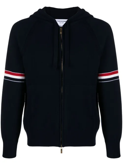 Pull en cachemire à bande tricolore - Thom Browne - Modalova