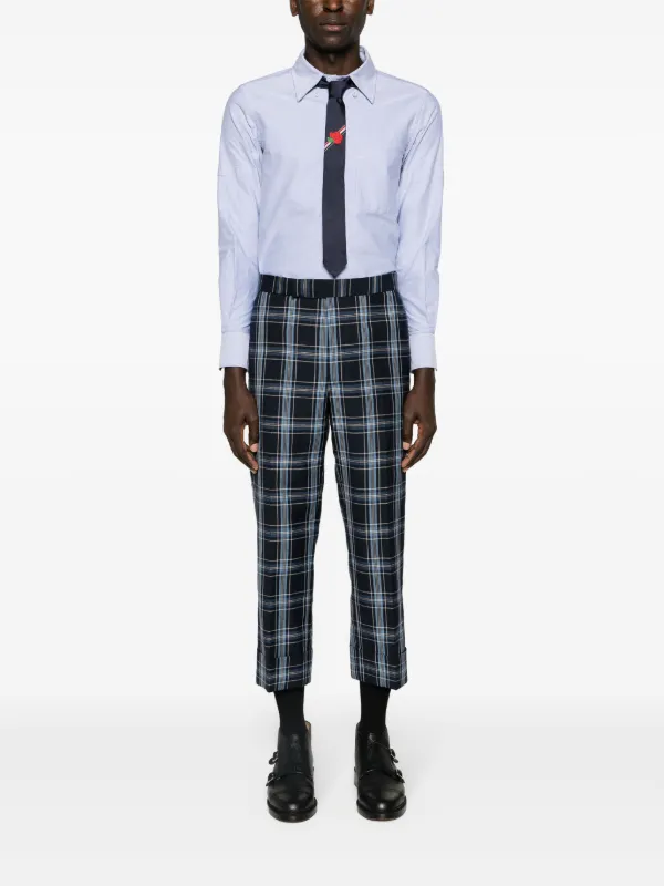 Thom Browne アームバンドディテール シャツ | ブルー | FARFETCH JP