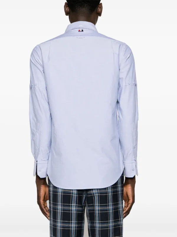 Thom Browne アームバンドディテール シャツ | ブルー | FARFETCH JP
