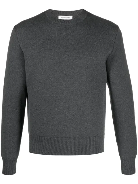 Thom Browne crew-neck cotton jumper