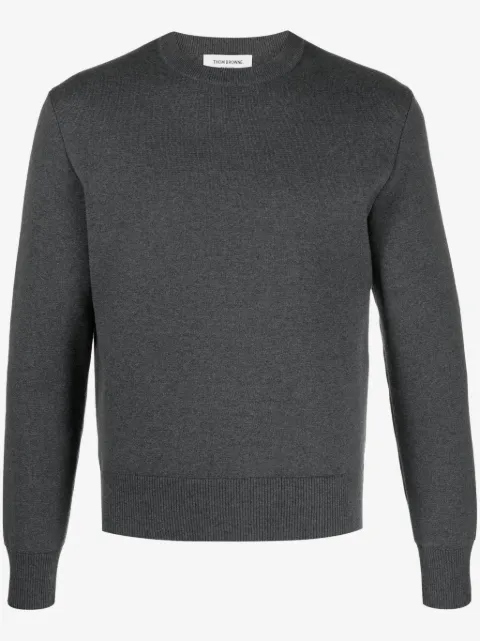 Thom Browne crew-neck cotton jumper