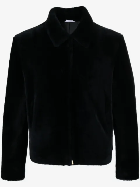 Thom Browne faux-fur leather jacket