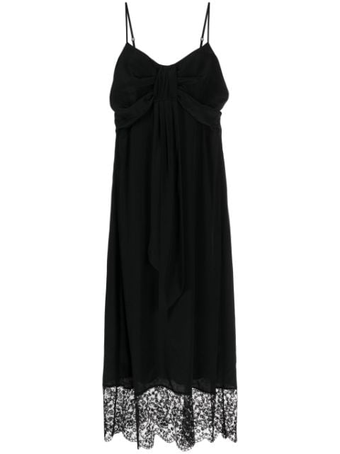 Simone Rocha платье-комбинация с кружевом
