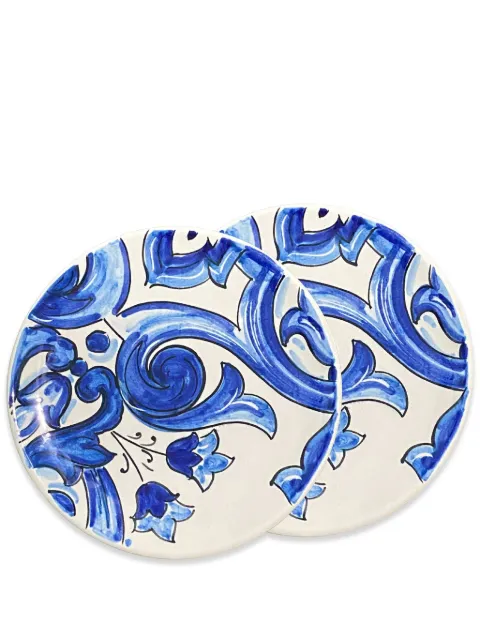 Dolce & Gabbana porcelain bread plates (set of two)