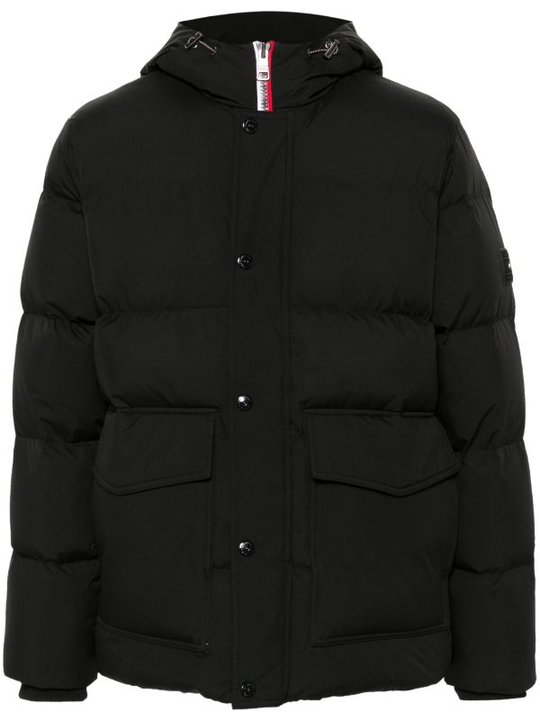 Moncler logo-patch Padded Fleece Jacket - Farfetch