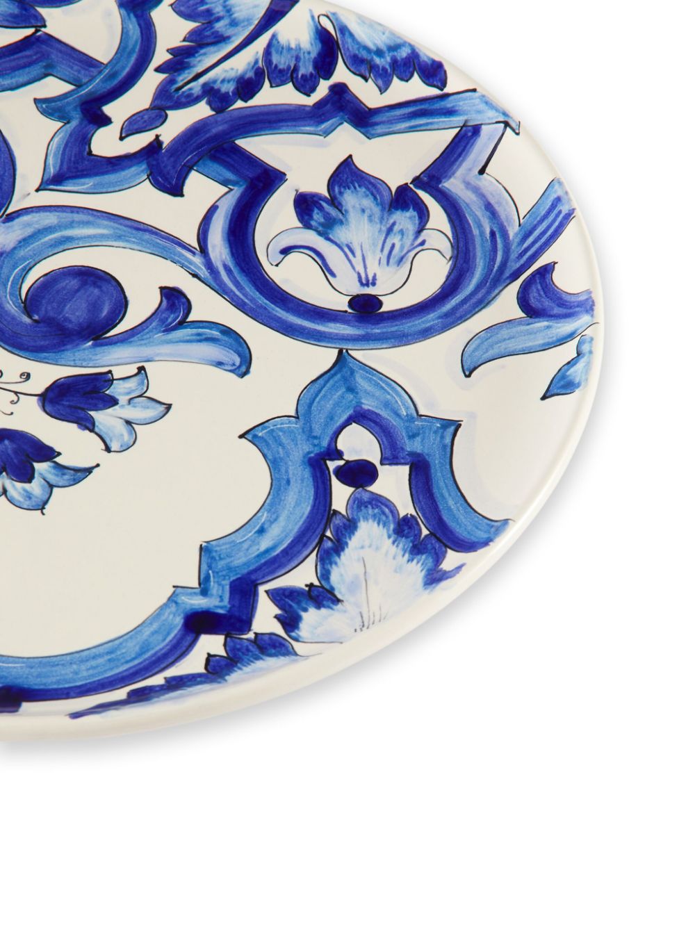 Shop Dolce & Gabbana Blu Mediterraneo Charger Plate In Blue