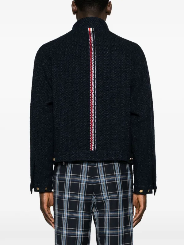 THOM BROWNE ネイビー レッド ジャケット Thom Browne×Neiman Marcus テーラードジャケット F16640125