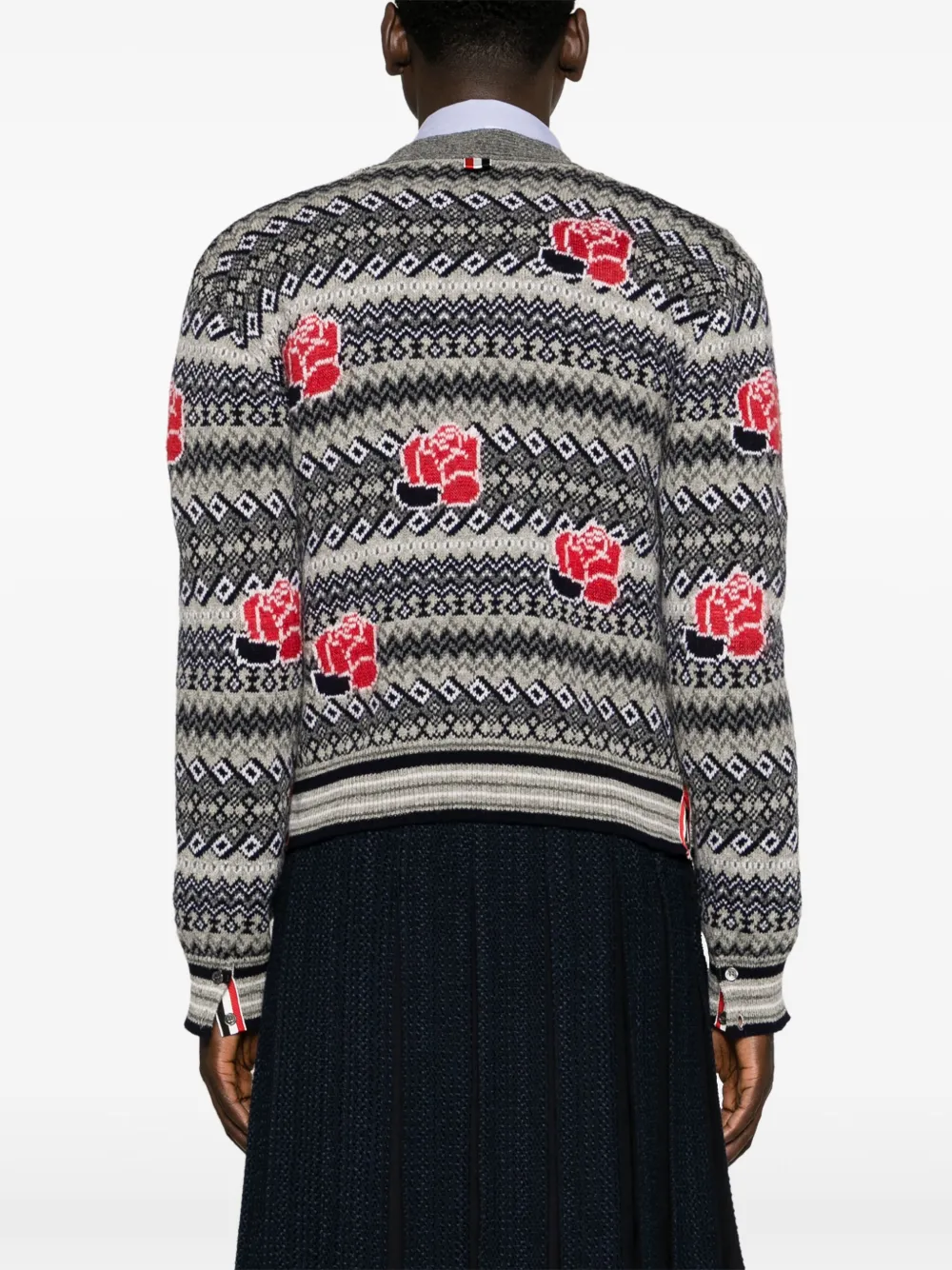 Thom Browne Vest met V-hals Grijs