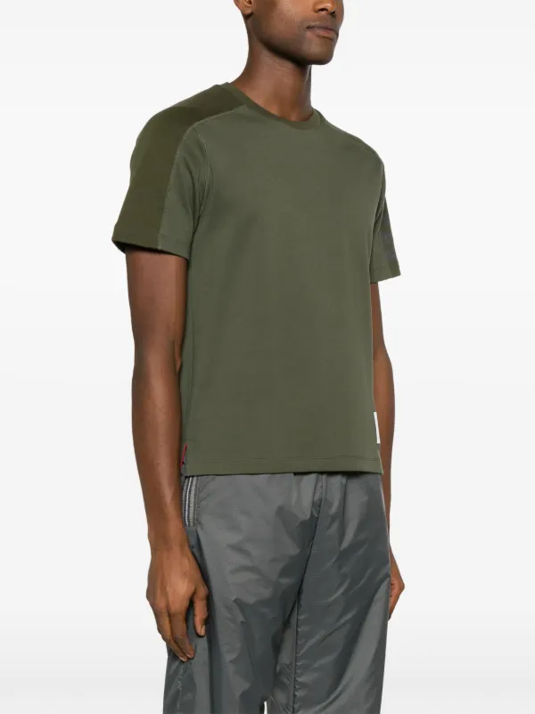 Thom Browne 4-Bar Cotton T-shirt | Green | FARFETCH LB