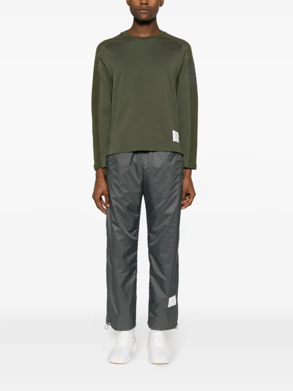 Thom Browne 4-Bar Cotton T-shirt | Green | FARFETCH GE