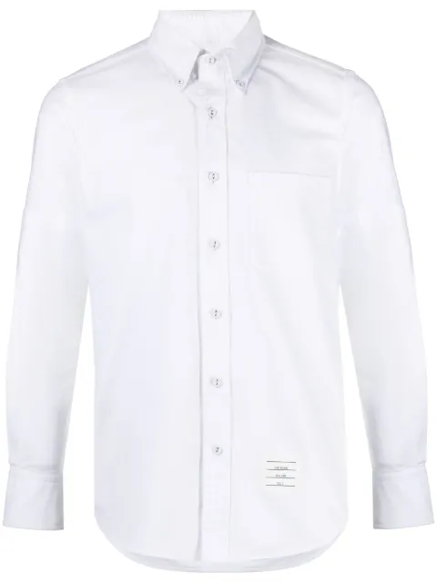 Thom Browne camisa con detalle de brazalete