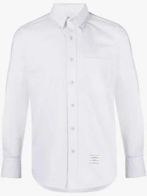 Thom Browne armband-detail cotton shirt