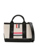 Thom Browne mini Tool leather tote bag - Black