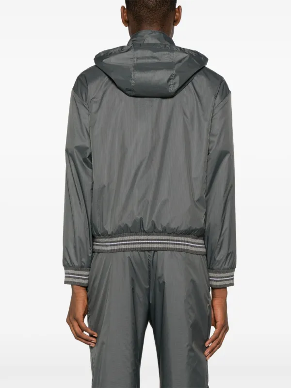 【THOM BROWNE】ロゴ パッチ マンツーマン/追跡可能 Thom Browne herringbone-pattern logo-patch Track Pants