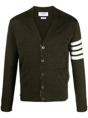 【美品】ThomBrowne オリーブ カーディガン サイズO 三越伊勢丹 | THOM BROWNE/トムブラウン_men 通販 | 4BAR
