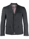 Thom Browne single-breasted wool blend blazer - Grey