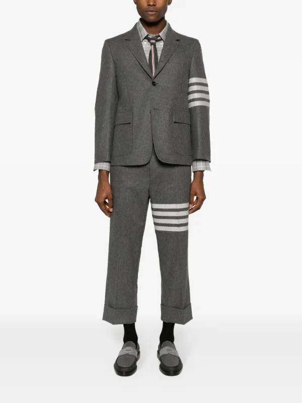 thom browne dress pants Thom Browne 2 Man Grey Casual pants Wool