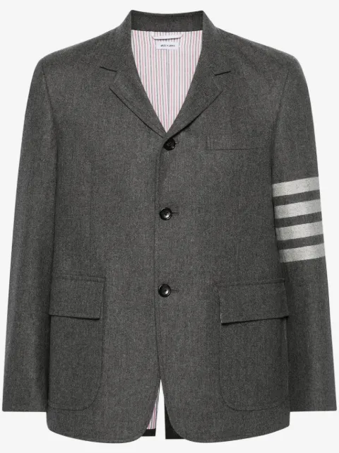 Thom Browne 4-Bar stripe single-breasted blazer