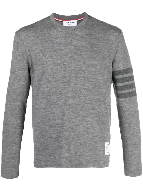 【送料&関税込】Thom Browne Wool 4-bar T-shirt THOM BROWNE | 4 Bar Wool Blend T-Shirt | Men | Lane Crawford