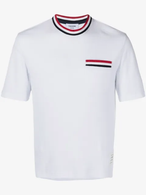 Thom Browne playera con motivo de rayas RWB