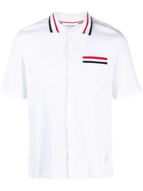 Thom Browne RWB-stripe cotton shirt
