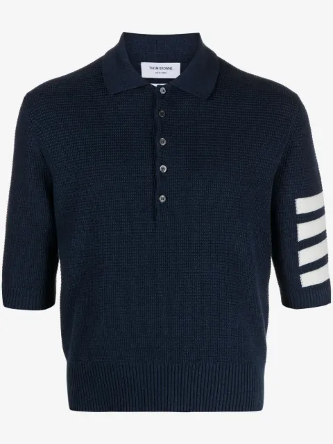 Thom Browne playera tipo polo con motivo 4-Bar