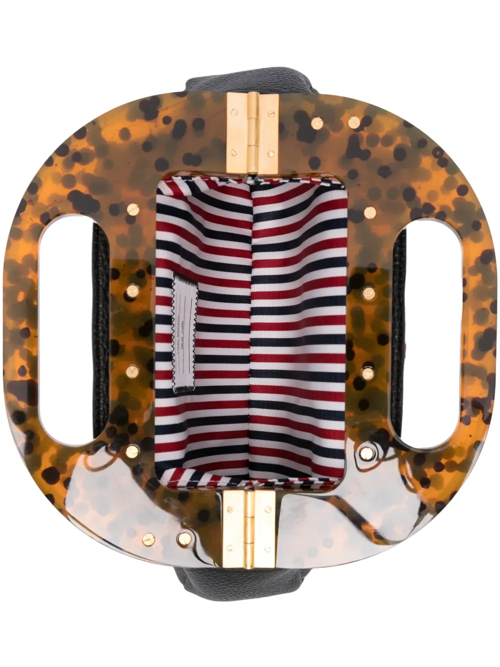 Thom Browne Kleine Bermuda schoudertas Zwart