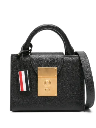 Thom Browne Mini Mr. Thom Tote Bag | Black | FARFETCH