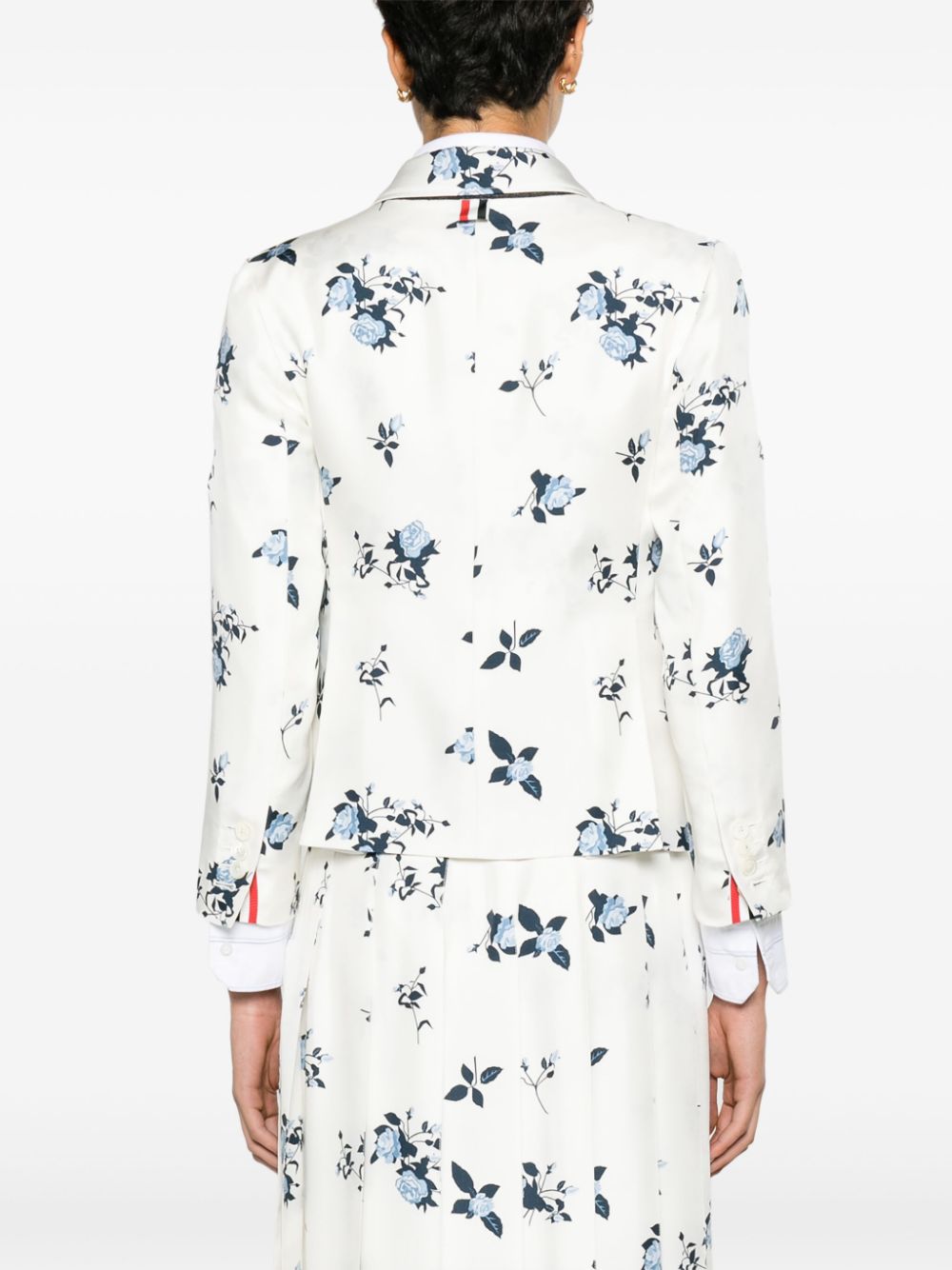 Thom Browne Zijden blazer Wit