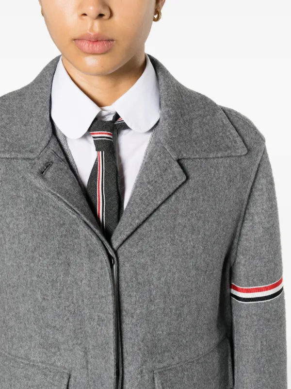Thom Browne ストライプ ジャケット | グレー | FARFETCH JP
