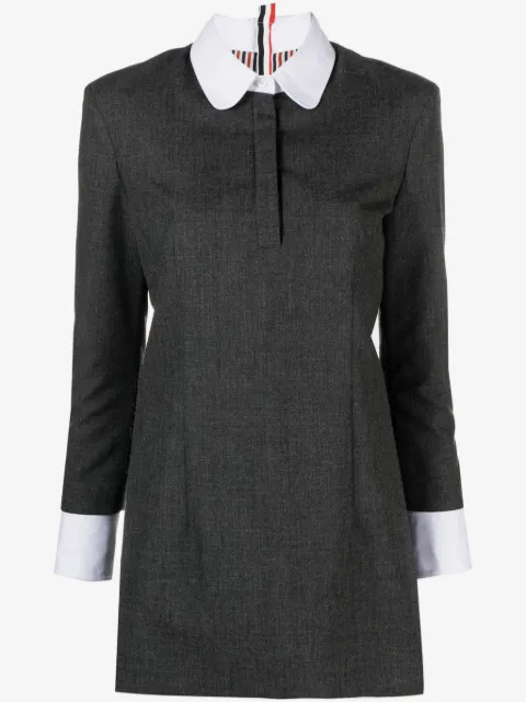Thom Browne wool mini shift dress