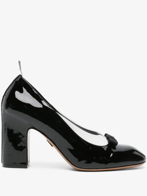 Thom Browne zapatillas de charol con tacón de 90mm