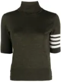 Thom Browne 4-Bar high-neck knitted top - Green
